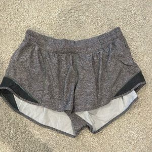 Lululemon Grey Hotty Hot Short LR 2.5in Inseam
